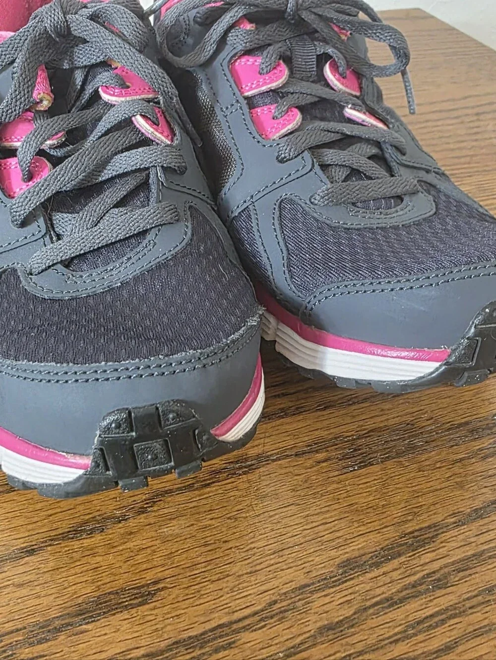 Nike Dual Fusion Run 2 GS 456970-004 Black Pink Shoes Size 6.5Y Fits Women 8